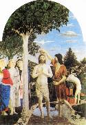 Piero della Francesca The Baptism of Christ oil painting artist